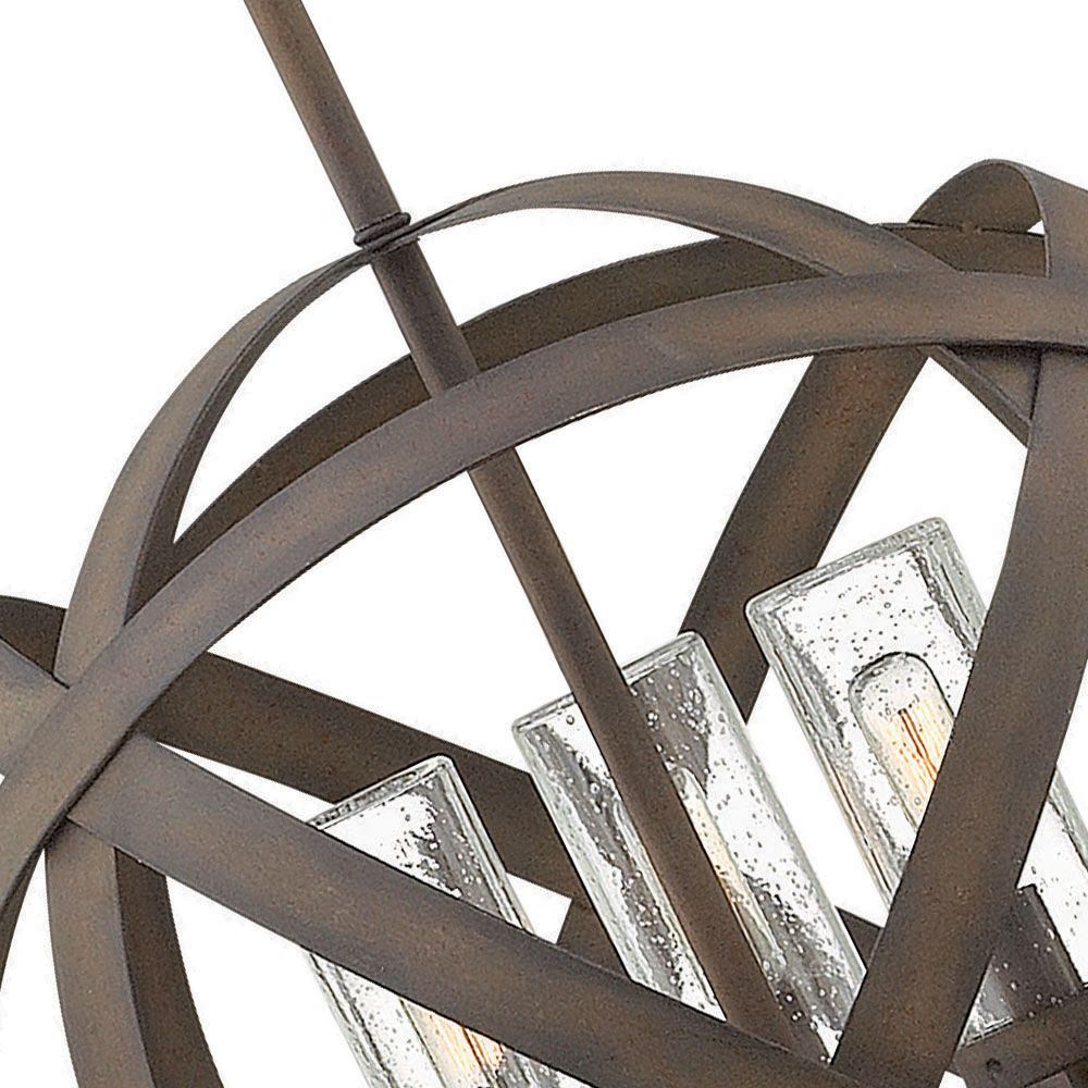 Image 7 Carson 18 3/4" High Vintage Iron 4W Outdoor Hanging Light more views