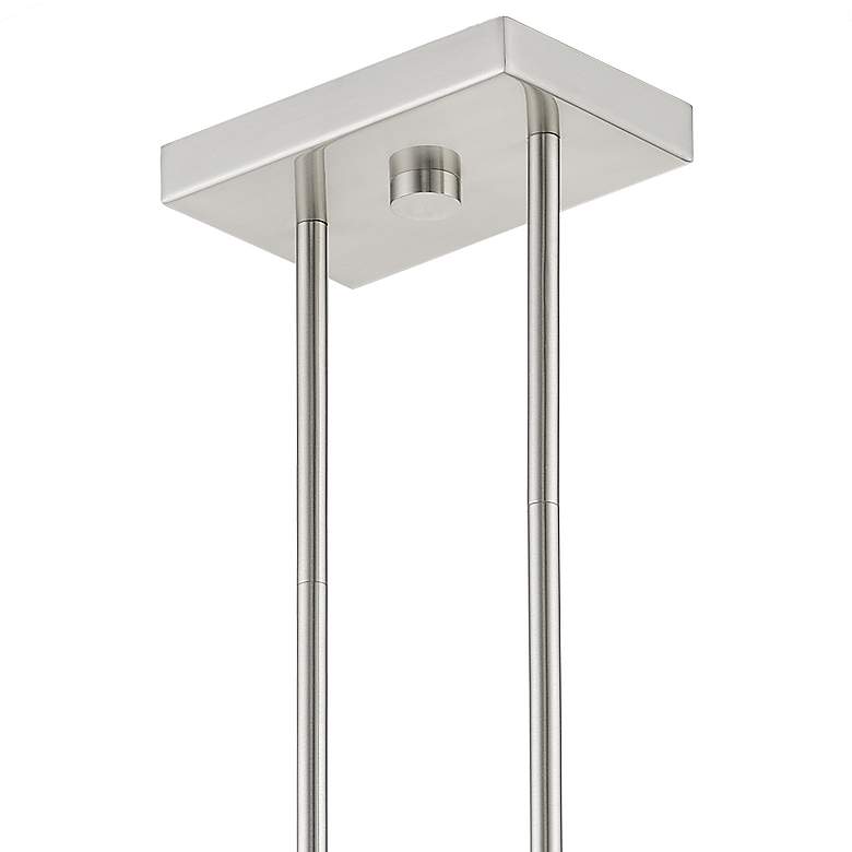 Image 6 Carson 30" Wide Brushed Nickel 3-Light Linear Chandelier more views