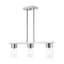 7_Carson 30" Wide Brushed Nickel 3-Light Linear Chandelier more views