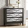 Carson 33 3/4" Wide Mirrored 3-Drawer Wood Accent Chest in scene