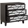 Carson 33 3/4" Wide Mirrored 3-Drawer Wood Accent Chest in scene