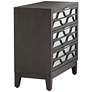 Carson 33 3/4" Wide Mirrored 3-Drawer Wood Accent Chest