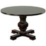 2_Carson 47 1/4"W Espresso Wood Round Dining Pedestal Table