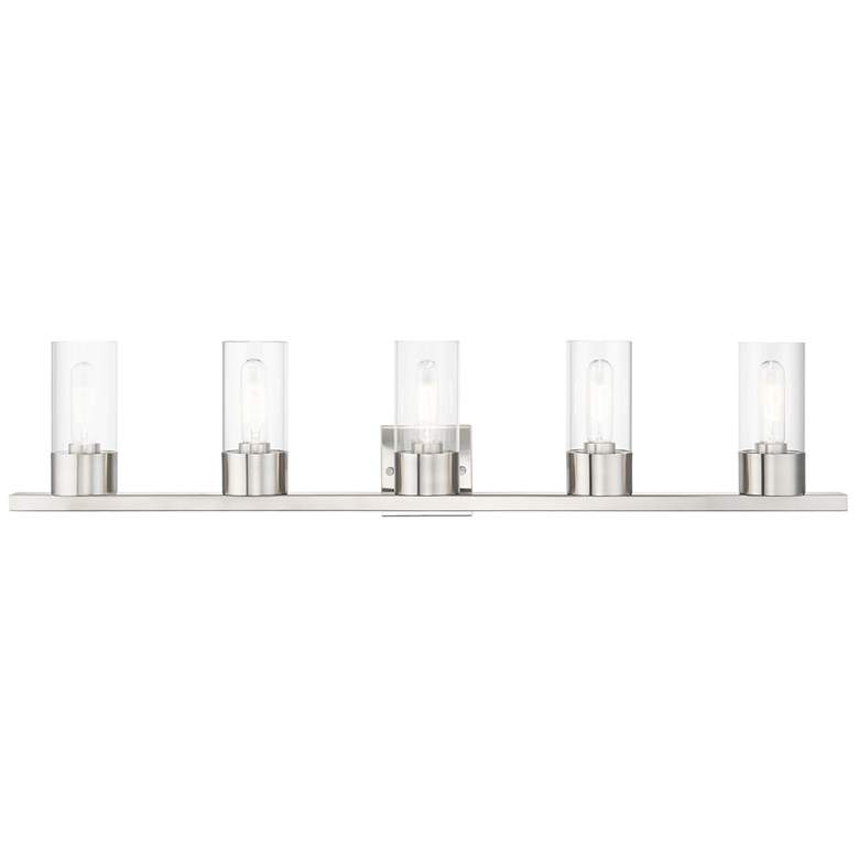Image 1 Carson 5 Light Brushed Nickel Vanity Sconce