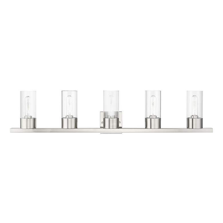 Image 3 Carson 5 Light Brushed Nickel Vanity Sconce more views