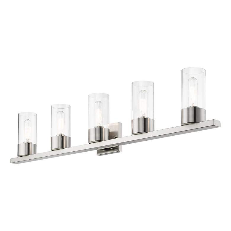 Image 6 Carson 5 Light Brushed Nickel Vanity Sconce more views