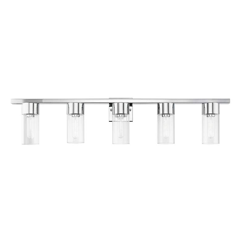Image 3 Carson 5 Light Polished Chrome Vanity Sconce more views