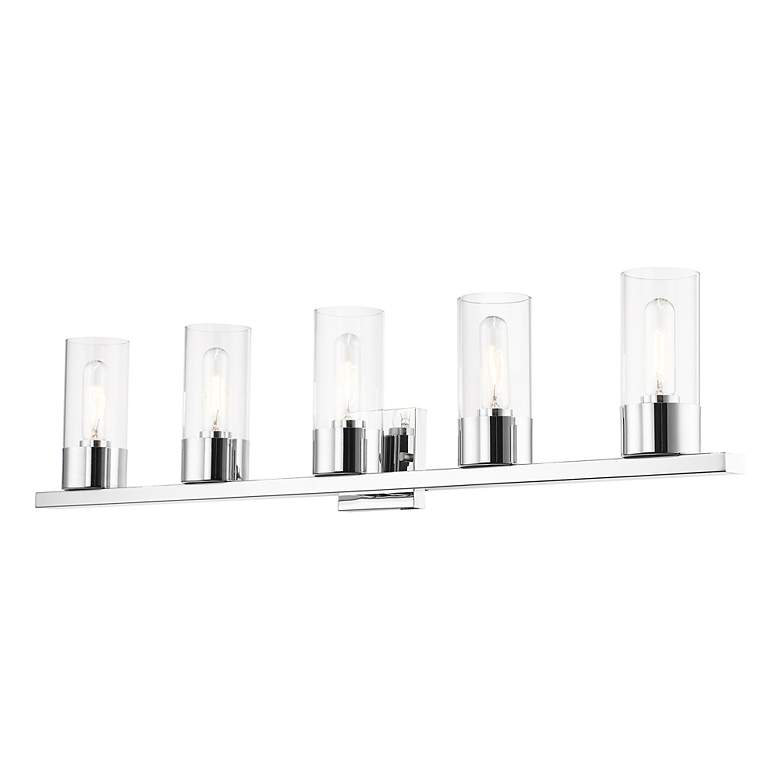 Image 4 Carson 5 Light Polished Chrome Vanity Sconce more views
