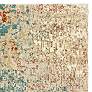 Thumbnail2 of Carson 6'7"x9'2" Blue and Orange Abstract Area Rug more views