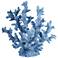 Carson Blue 10 1/2" High Faux Coral Sculpture
