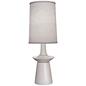 Image1 of Carson Converse Gloss White Table Lamp w/ Aberdeen Shade