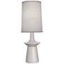 Carson Converse Gloss White Table Lamp w/ Aberdeen Shade