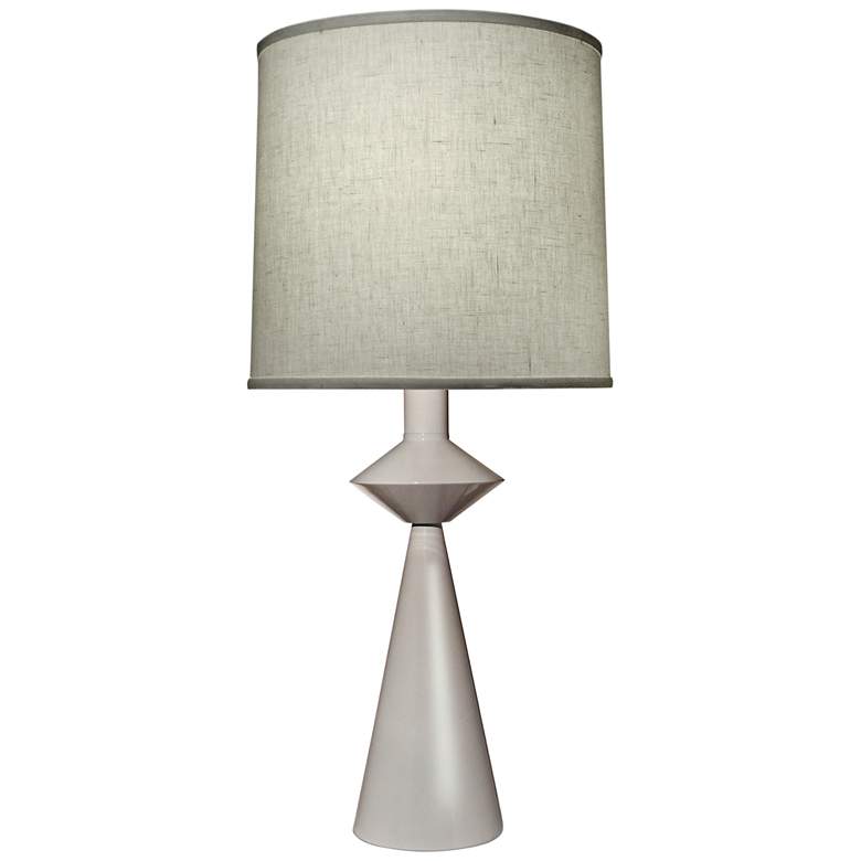 Image 1 Carson Converse White Cone Table Lamp w/ Aberdeen Shade