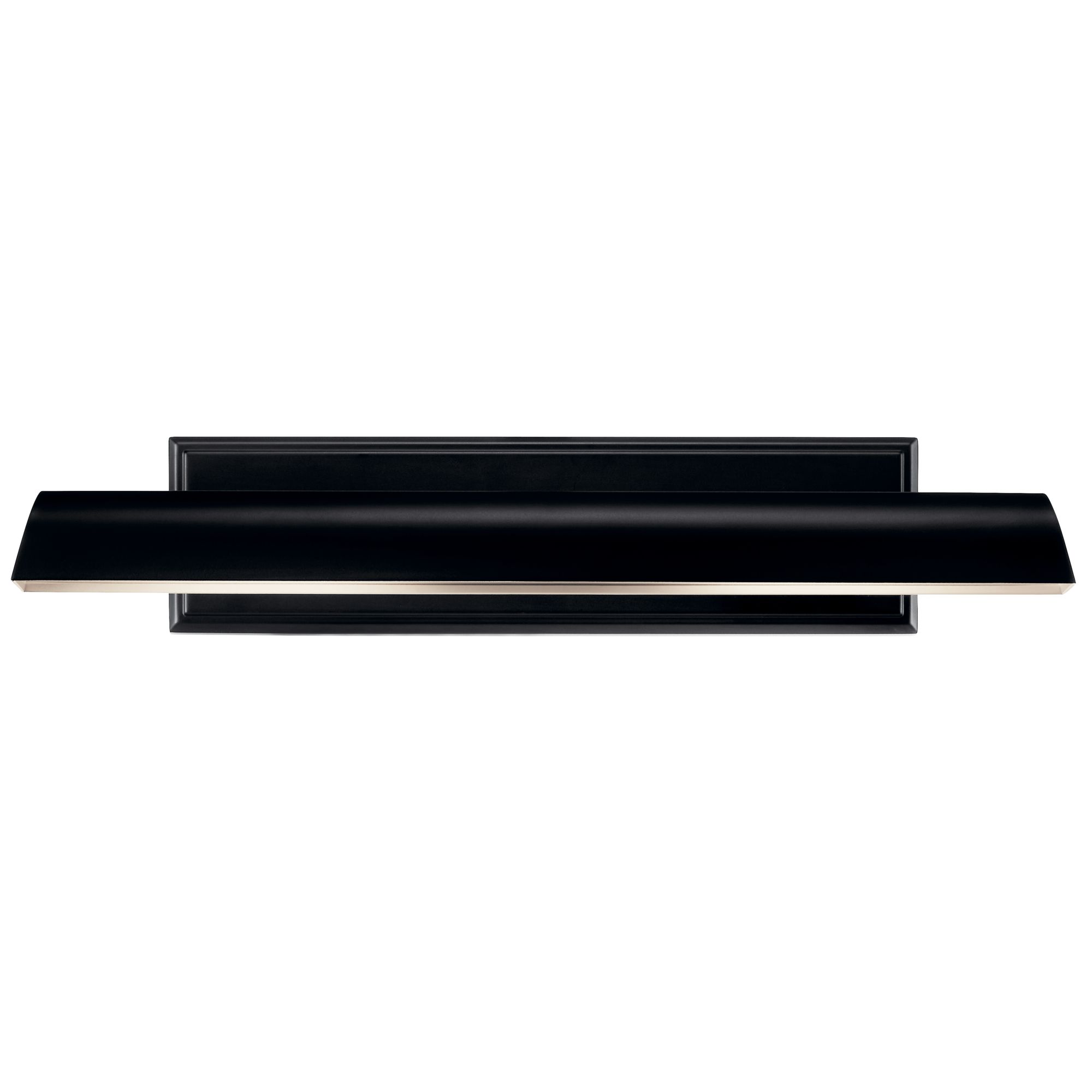 Image 3 Carston 24 Inch 2 Light Picture Light in Black with White Interior more views