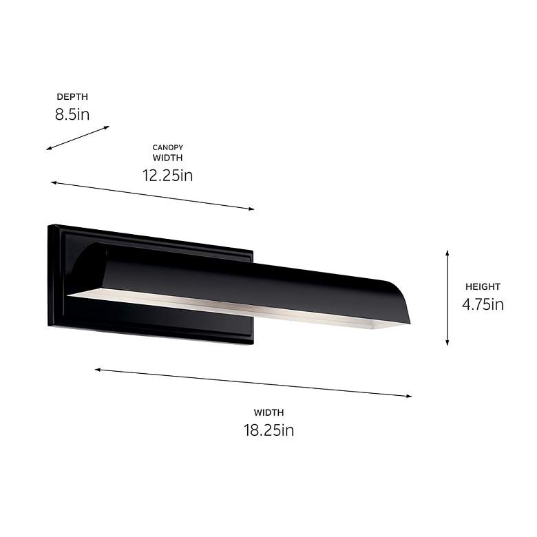 Image 7 Carston Black Picture Light 2Lt more views