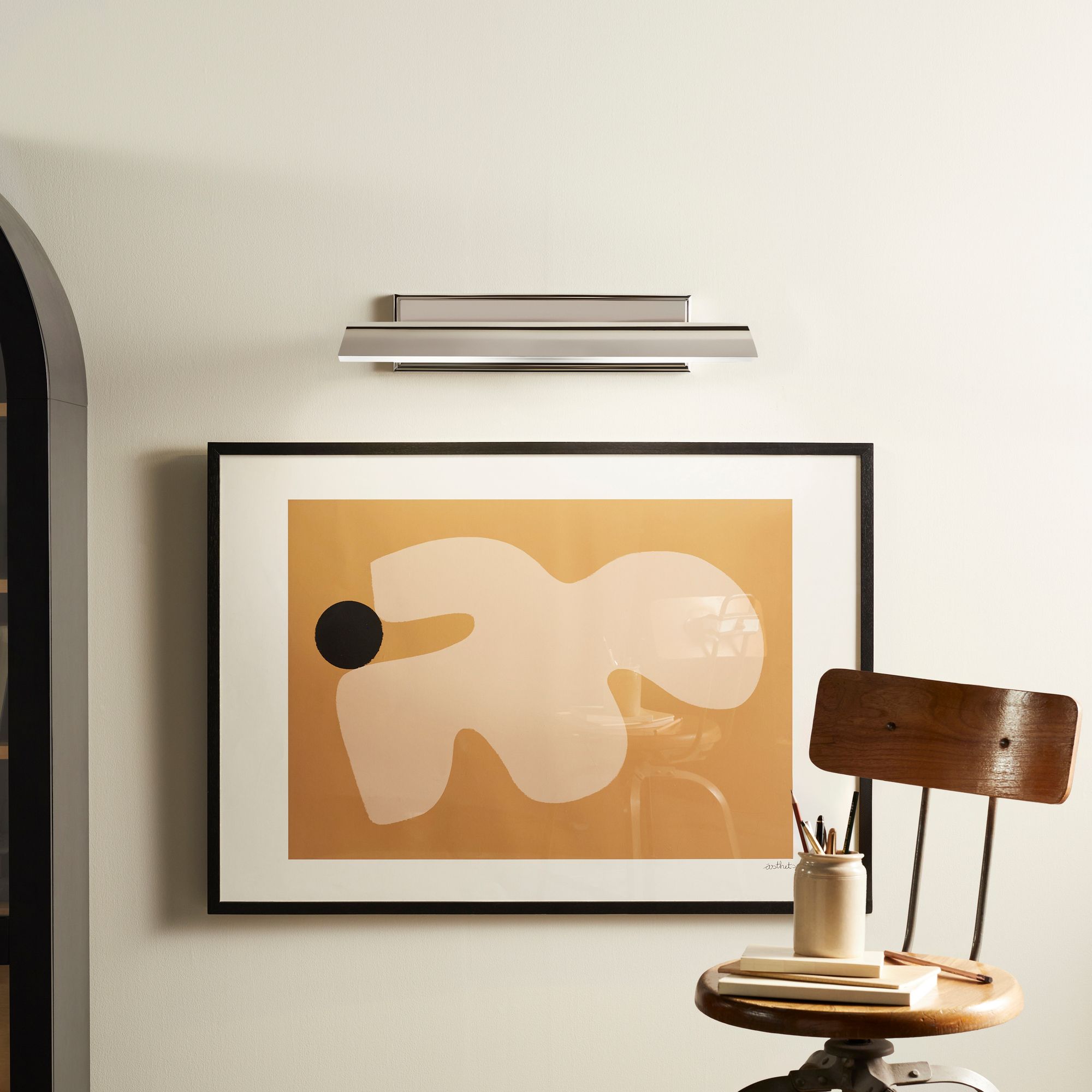 Carston Polished Nickel Picture Light 2Lt