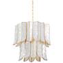 2_Cartagena 22 3/4" Wide Vintage Gold Leaf 7-Light Chandelier