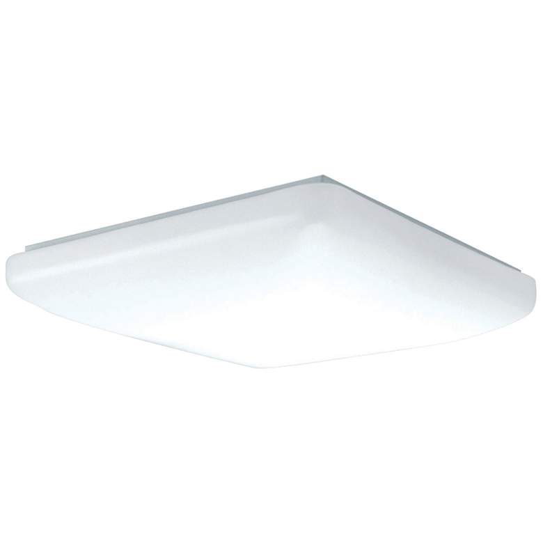 Image 1 Carter 10" Wide White Soft Edge Square LED Ceiling Light