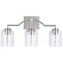 2_Carter 22" Wide Brushed Nickel 3-Light Vanity Bath Light