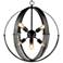 Carter 24" Wide Aged Bronze 8-Light Pendant