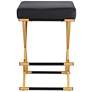 7_Carter 25" Black Faux Leather Counter Stools Set of 2 more views