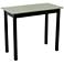 Carter 42" Wide Black Rectangular Bar Table