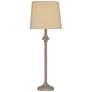 Carter Beige Finish Cream Shade 3-Piece Floor and Table Lamp Set