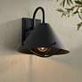 1_Cartwright 11" High Black Outdoor Wall Barn Light