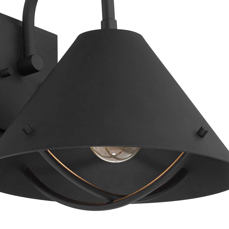 Image 4 Cartwright 11" High Black Outdoor Wall Barn Light more views
