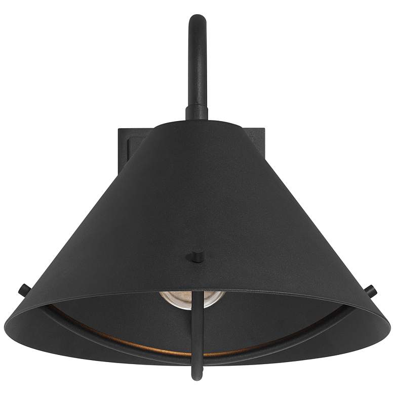 Image 5 Cartwright 11" High Black Outdoor Wall Barn Light more views