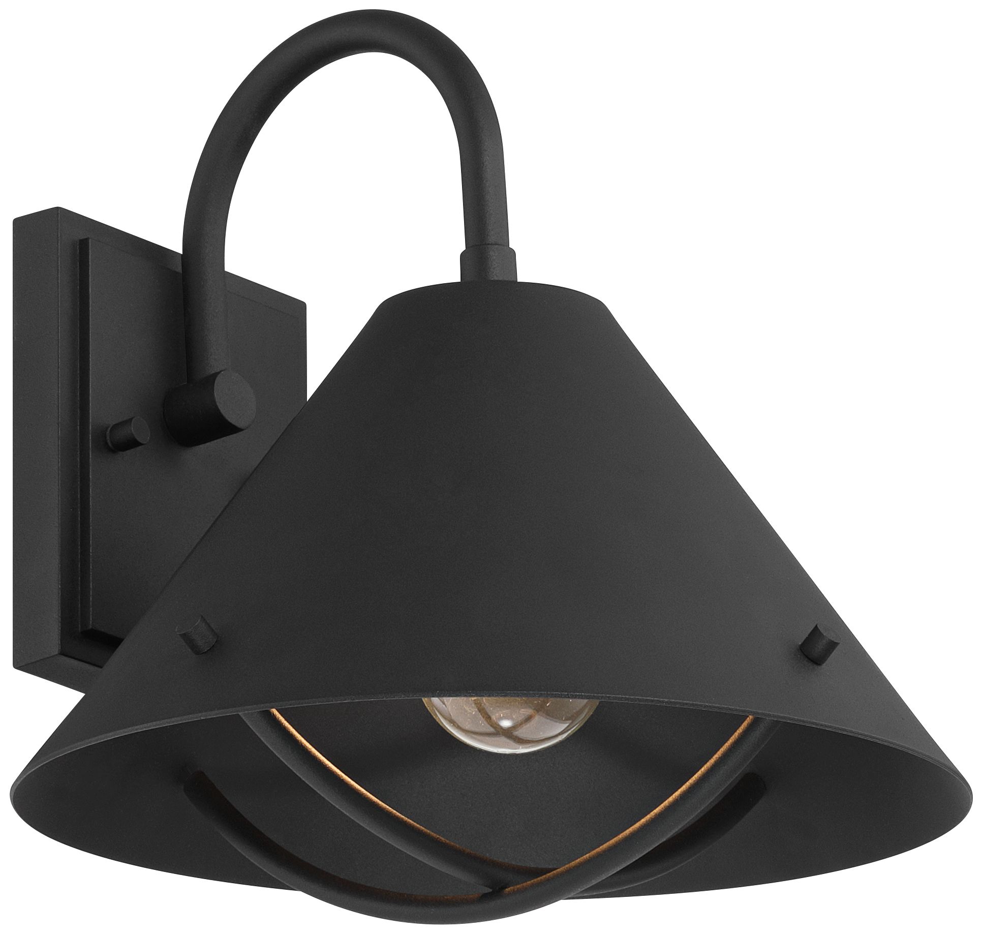 Cartwright 11" High Black Outdoor Wall Barn Light