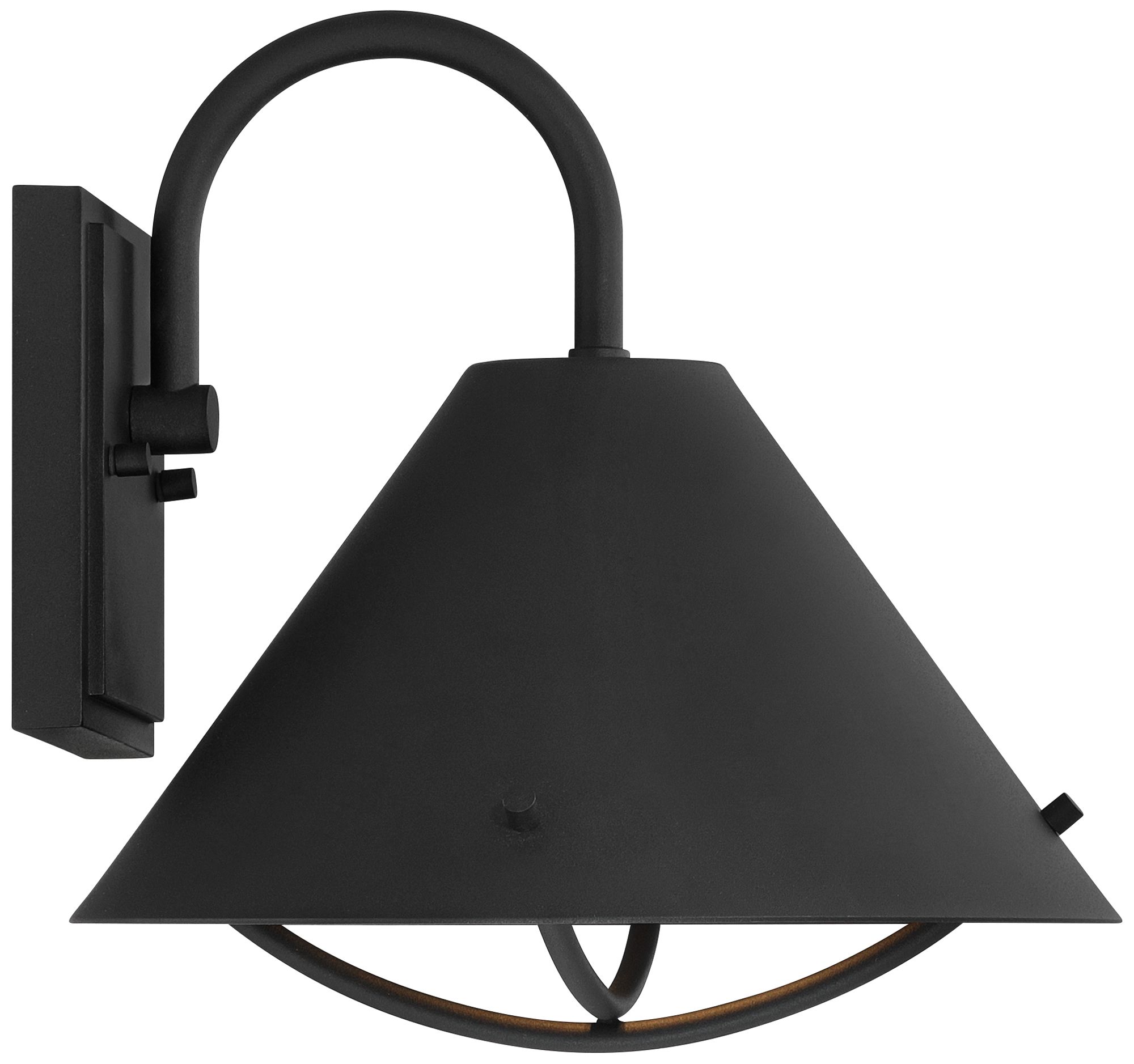 Cartwright 11" High Black Outdoor Wall Barn Light