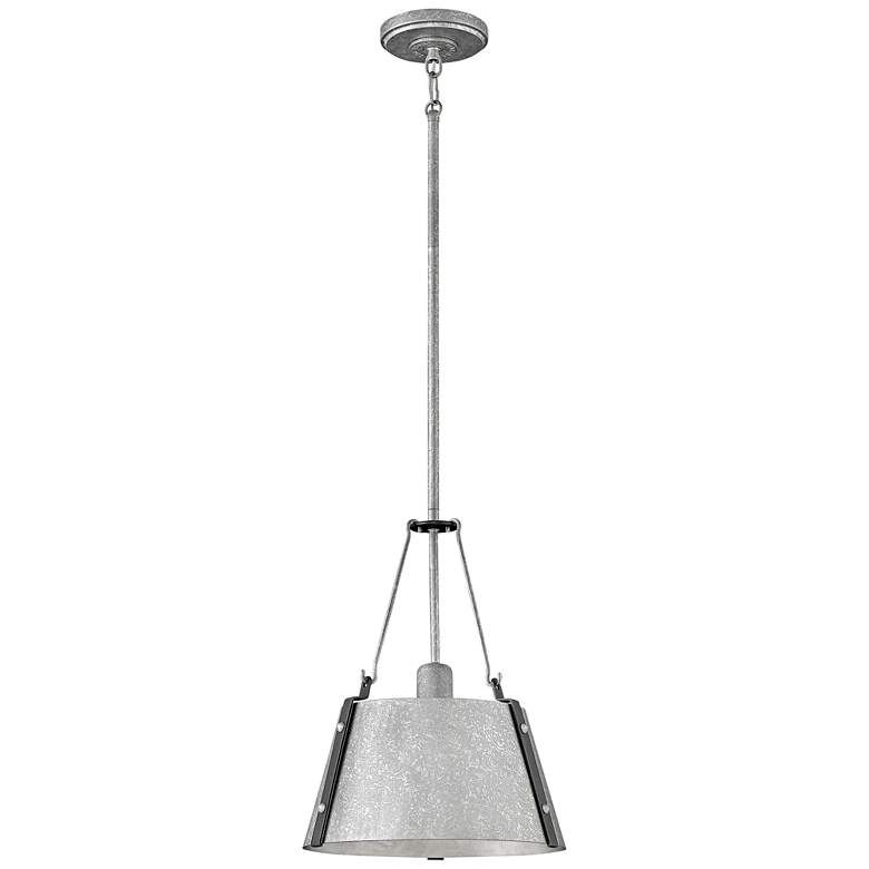 Image 5 Cartwright 15 1/4"W Polished Antique Nickel Pendant Light more views