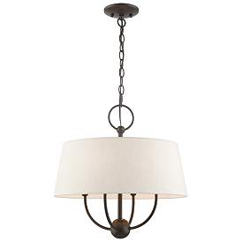 Image1 of Cartwright 4 Light English Bronze Pendant Chandelier