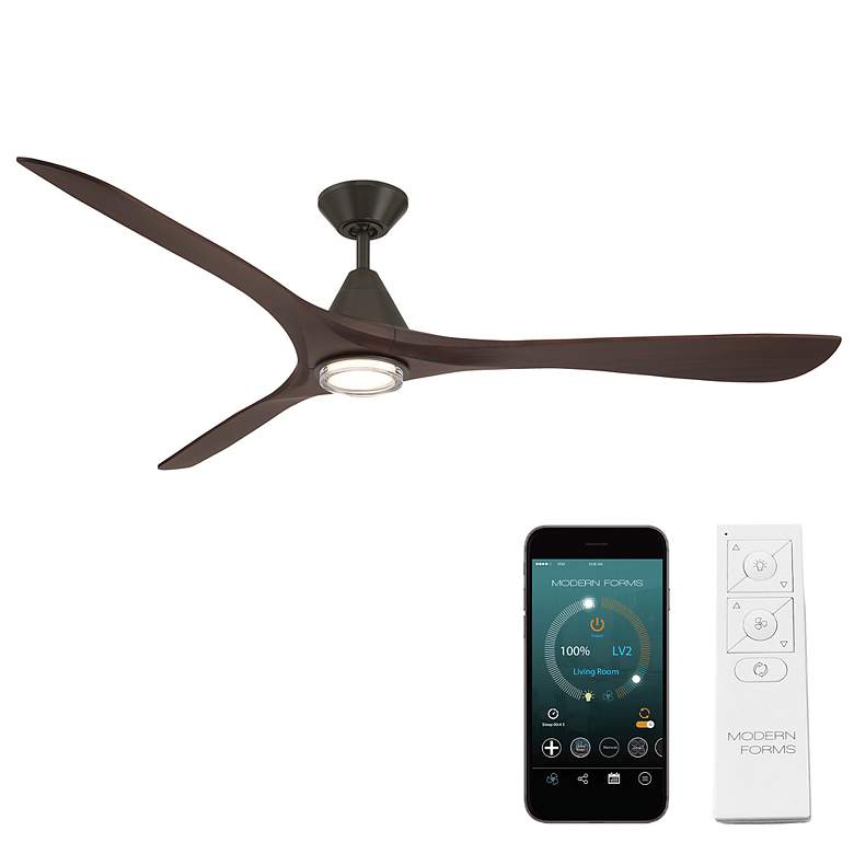 Image 7 Carve 3-Blade Smart Ceiling Fan more views