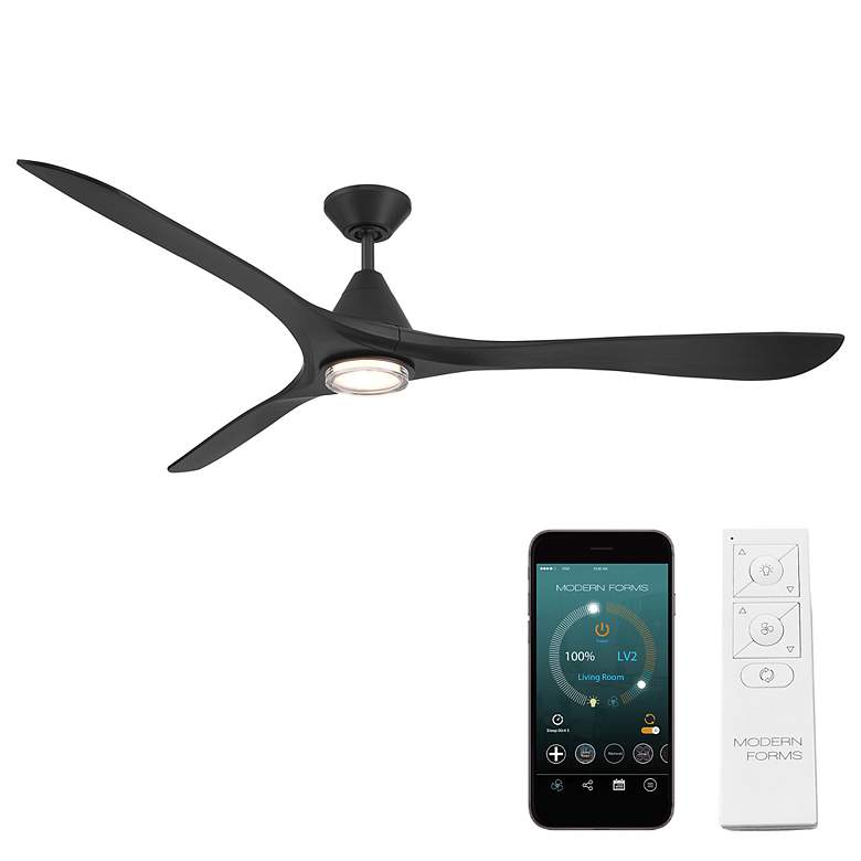 Image 7 Carve 3-Blade Smart Ceiling Fan more views