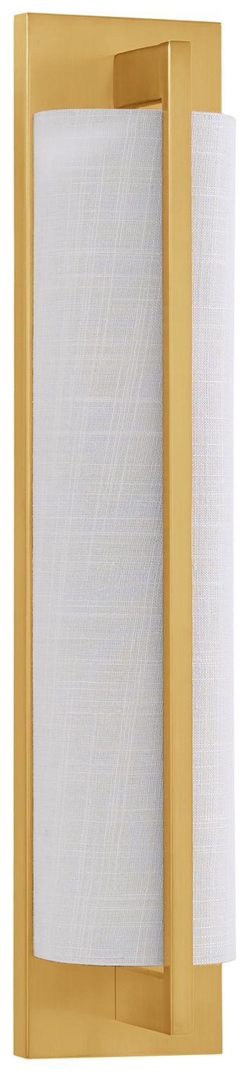 Image 2 Carver 2-Light Wall Sconce in Warm Brass more views