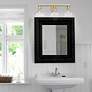 Thumbnail2 of Carver 27 1/2" Wide Brushed Champagne Bronze 3-Light Bath Light more views