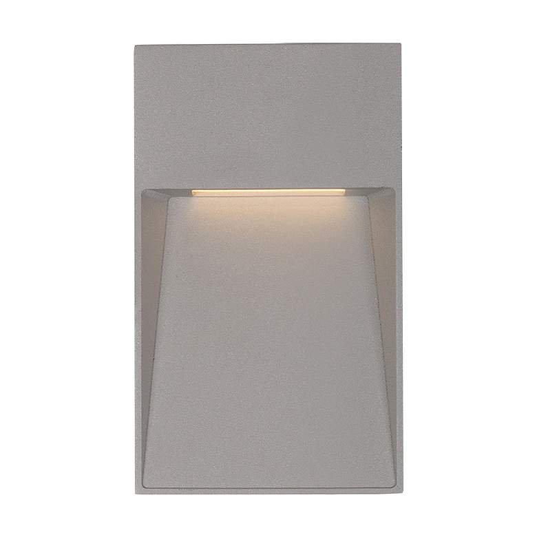 Image 1 Casa 2 3/4" Wide Gray Vertical LED Outdoor Step Light