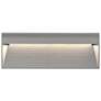 1_Casa 4 3/4" High Gray LED Outdoor Wall Light