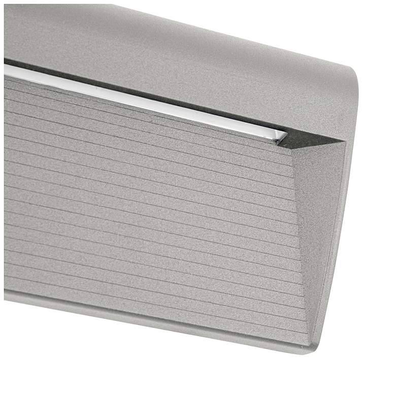 Image 4 Casa 4 3/4" High Gray LED Outdoor Wall Light more views