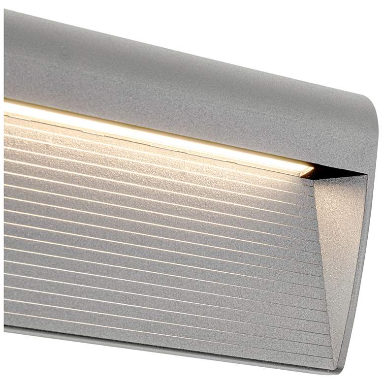 Image 5 Casa 4 3/4" High Gray LED Outdoor Wall Light more views