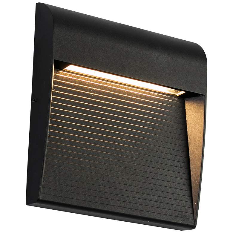 Image 3 Casa 7" High Black LED Outdoor Wall Light more views