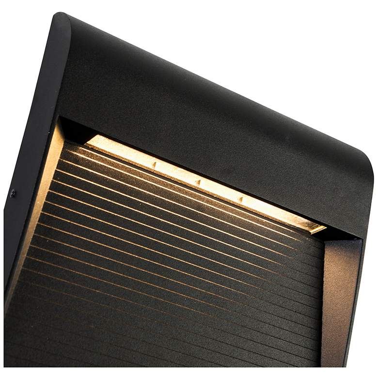 Image 4 Casa 7" High Black LED Outdoor Wall Light more views