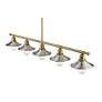 5_Casa by Z-Lite Factory Brass 5 Light Island Pendant more views