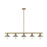 6_Casa by Z-Lite Factory Brass 5 Light Island Pendant more views
