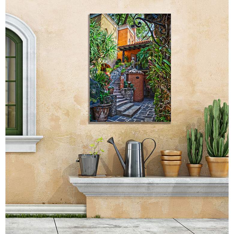 Image 2 Casa Courtyard 40 inchH All-Weather Indoor-Outdoor Wall Art more views