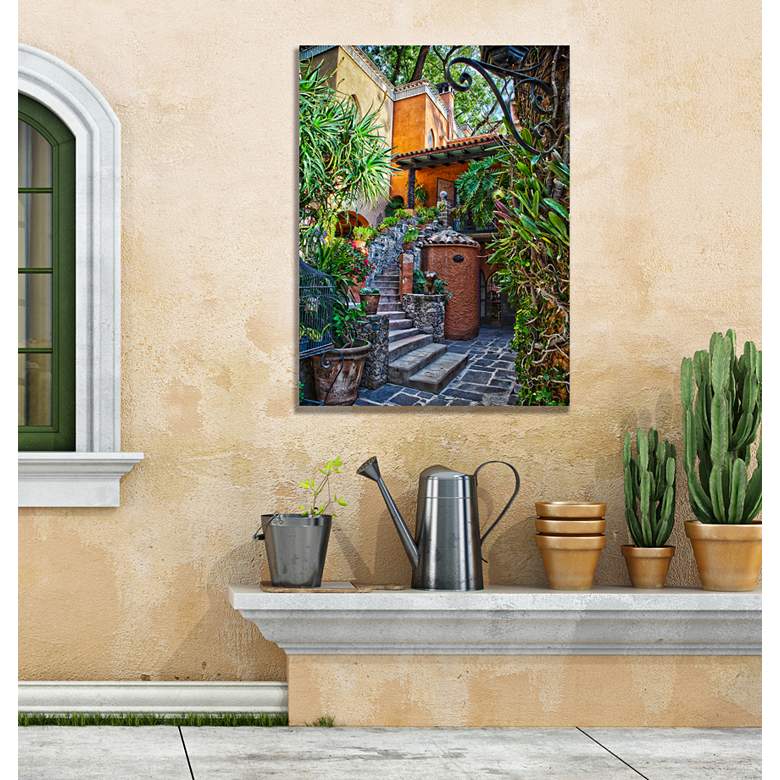 Image 2 Casa Courtyard 40"H All-Weather Indoor-Outdoor Wall Art more views