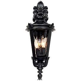 Image5 of Casa Marseille™ 21 3/4" High Black Outdoor Wall Light more views