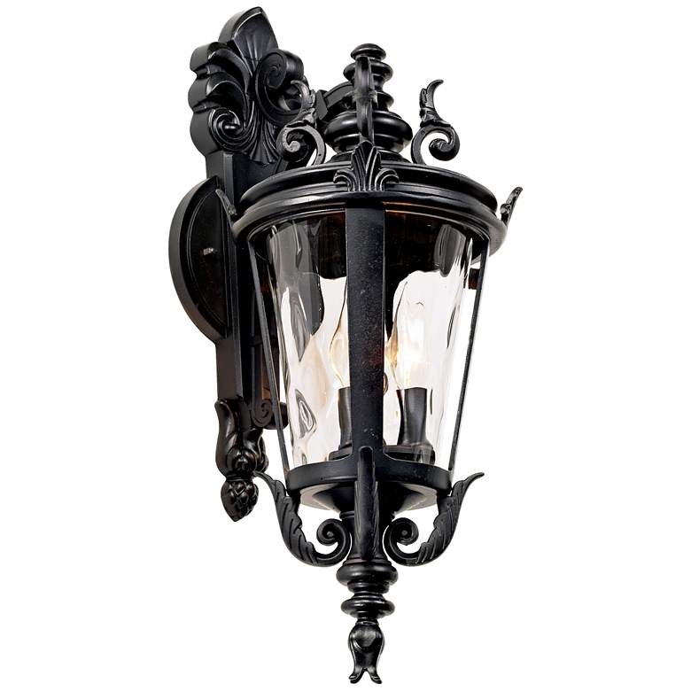 Image 6 Casa Marseille™ 21 3/4" High Black Outdoor Wall Light more views